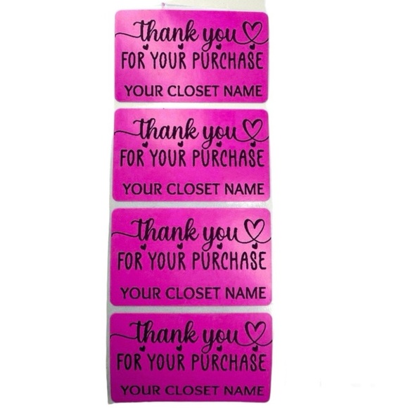 thank you for your purchase-100 pack-stickers for small business- custom sticker - Picture 3 of 4